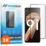 Mobigear Premium Realme 9i Cristal templado Protector de pantalla - Compatible con fundas - Negro (pack de 3)