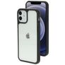 Mobiparts Rugged Clear iPhone 12 Hårdt Bagsidecover Stødsikkert - Gennemsigtig / Sort
