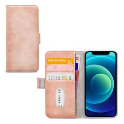 Mobilize Elite Gelly iPhone 12 Mini Funda tipo libro - Soft Pink