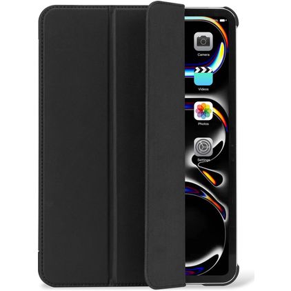 Decoded Textured Slim iPad Pro 11 pollici (2024) Silicone flessibile Cover a libro - Antracite