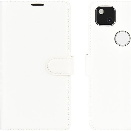 Mobigear Classic Google Pixel 4a Cover a libro portafoglio - Bianco