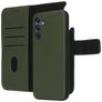 Mobiparts Samsung Galaxy A15 Capa Pele genuína Capa livro 2 em 1 com capa traseira amovível Carteira - Verde