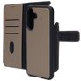 Mobiparts Samsung Galaxy A56 Cover Ægte læder Aftageligt 2-i-1-pungetui med Seddelrum - Taupe