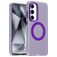 Mobigear Shockproof Samsung Galaxy S24 FE MagSafe Hardcase Back cover - Viola