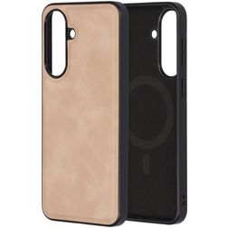 Mobiparts Classic Samsung Galaxy A37 MagSafe TPU / Skóra ekologiczna Etui plecki - Moonstone Beige