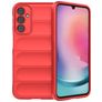 Mobigear Bumpy Samsung Galaxy A24 Joustava TPU Suojakuori - Punainen