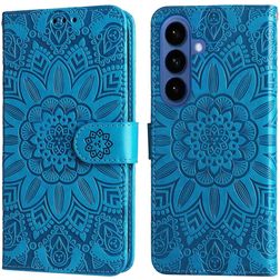 Mobigear Sunflower Samsung Galaxy S26 Plus Cover a libro portafoglio - Blu