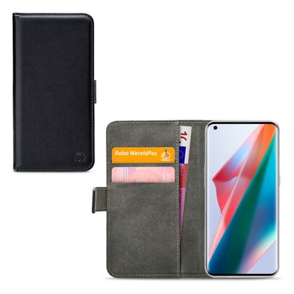 Mobilize Classic Gelly Wallet OPPO Find X3 Capa livro Carteira - Preto