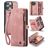 CaseMe 008 iPhone 16 Pro Max Case Detachable 2-in-1 Wallet Case Wallet - Pink