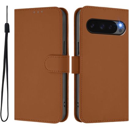 Mobigear Urban Wallet Google Pixel 10 Pro XL Etui z klapką typu portfel - Brązowy