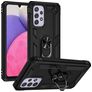 Mobigear Armor Ring Samsung Galaxy A33 Funda Plástico rígido Carcasa Antigolpes con anillo - Negro