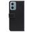 Mobilize Classic Gelly Wallet Motorola Moto E15 Lompakkokotelo + Setelitasku - Musta