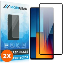 Mobigear Premium POCO M6 Cristal templado Protector de pantalla - Compatible con fundas (pack de 2)