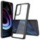 Mobigear Crystal Motorola Edge (2021) Plástico rígido Capa traseira - Transparente / Preto