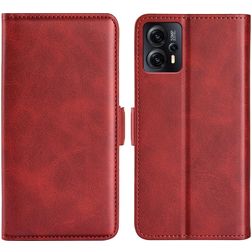 Mobigear Slim Magnet Motorola Moto E13 Wallet case - Red