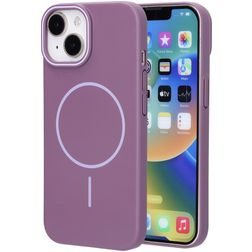 Mobiparts Slim Line iPhone 15 MagSafe Funda Plástico rígido Carcasa - Imperial Purple