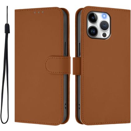 Mobigear Urban Wallet iPhone 16 Pro Max Capa livro Carteira - Castanho