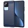 Mobigear Brushed Slim POCO F4 Flexibilní TPU Zadní kryt - Modrá
