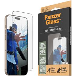 PanzerGlass Ultra-Wide Fit iPhone 16 Pro Max Glas Skærmbeskytter - Case Friendly