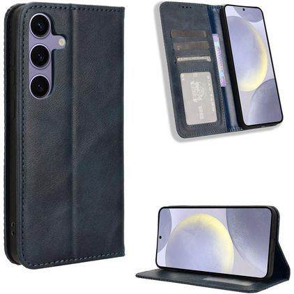 Mobigear Sensation Samsung Galaxy S25 FE Plånboksfodral med sedelfack - Blå