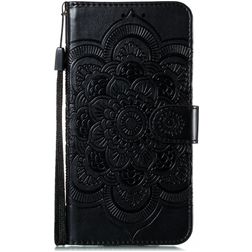Mobigear Mandala HONOR 9X Lite Lompakkokotelo + Setelitasku - Musta