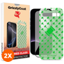 GrizzlyCoat Easy Align iPhone 17 Panssarilasi Näytönsuoja - Suojakuoren kanssa yhteensopiva + Asennuskehys (2 kpl)