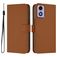 Mobigear Urban Wallet Motorola Moto G04 Knížkové pouzdro Peněženka - Hnědá