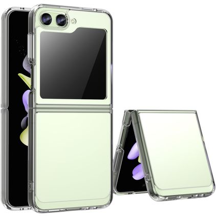 Mobigear Crystal Transparentní Samsung Galaxy Z Flip 5 Tvrdý plast Zadní kryt - Průhledná