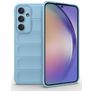 Mobigear Bumpy Samsung Galaxy A35 Flexibilní TPU Zadní kryt - Modrá