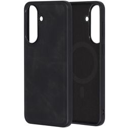 Mobiparts Classic Samsung Galaxy A57 MagSafe TPU / Leatherette Back cover - Graphite Black