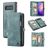 CaseMe 008 Samsung Galaxy S10 Etui z klapką 2w1 z odpinanymi pleckami typu portfel - Niebieski