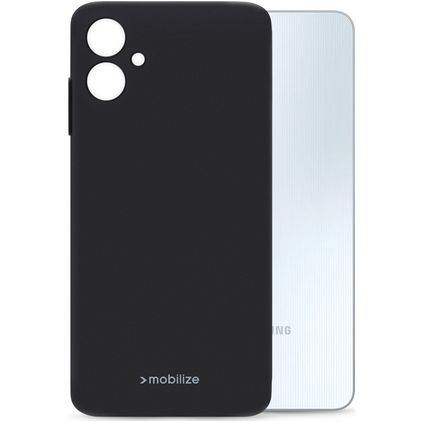 Mobilize Rubber Gelly Samsung Galaxy A06 TPU flexible Carcasa - Negro