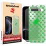 GrizzlyCoat Easy Align iPhone 18 Pro Vidro híbrido Película de ecrã - Compatível com capas + Moldura de instalação