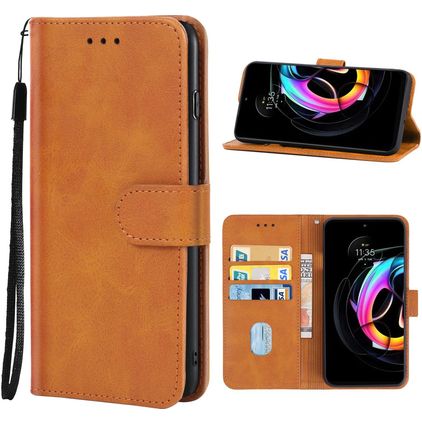 Mobigear Wallet Motorola Edge 30 Neo Pungetui med Seddelrum - Brun