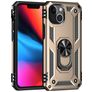Mobigear Armor Ring iPhone 13 Mini Funda Plástico rígido Carcasa Antigolpes con anillo - Dorado