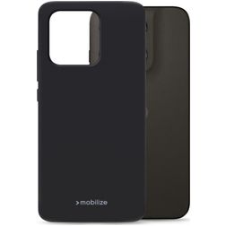 Mobilize Rubber Gelly Realme C100 Joustava TPU Suojakuori - Musta