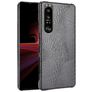 Mobigear Croco Sony Xperia 1 III Hardcase Back cover - Nero
