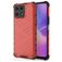 Mobigear Honeycomb HONOR X8 Hardcase Back cover Antiurto - Rosso