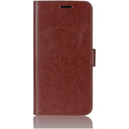 Mobigear Wallet OPPO A91 Lompakkokotelo + Setelitasku - Ruskea