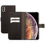 Mobiparts Saffiano Wallet iPhone XS Max Funda tipo libro Cartera - Negro
