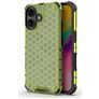 Mobigear Honeycomb iPhone 16 Hard Case Back cover Shockproof - Green