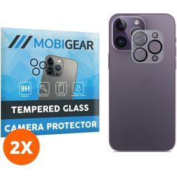 Mobigear iPhone 14 Pro Glas Kamerabeskytter - Case Friendly (2-pak)