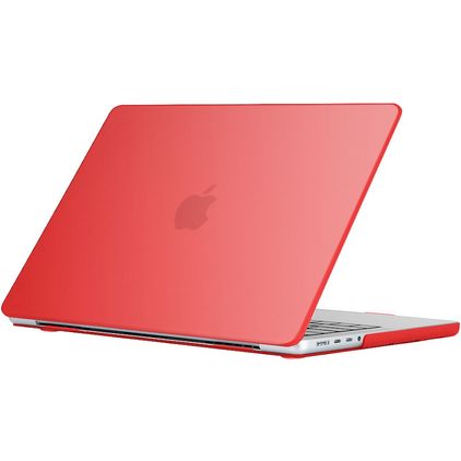 Mobigear Glossy MacBook Pro 16 tum (2021-2026) Hårt MacBook-skal - Röd - Modell A2485 / A2780 / A2991 / A3186 / A3428 / A3429