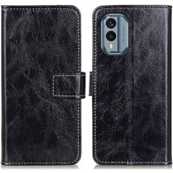 Mobigear Basic Nokia X30 Pungetui med Seddelrum - Sort