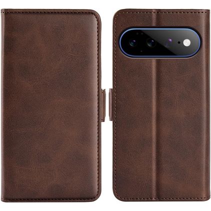 Mobigear Slim Magnet Google Pixel 11 Pro XL Knížkové pouzdro Peněženka - Hnědá