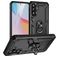 Mobigear Armor ring Samsung Galaxy A37 Hardcase Back cover Antiurto con anello - Nero