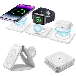Valenta 3-in-1 Charger Qi 1.5 Meter - White