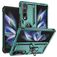 Mobigear Armor Ring Samsung Galaxy Z Fold 4 Hardcase Etui plecki Wstrząsoodporne z pierścieniem - Zielony