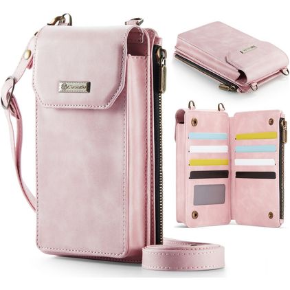 CaseMe ME40 Crossbody Bolsa para telemóvel - Large - Rosa