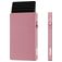 Valenta Cardprotector Tarjetero Aluminio - 5 tarjetas - Compatible con MagSafe - Rosa